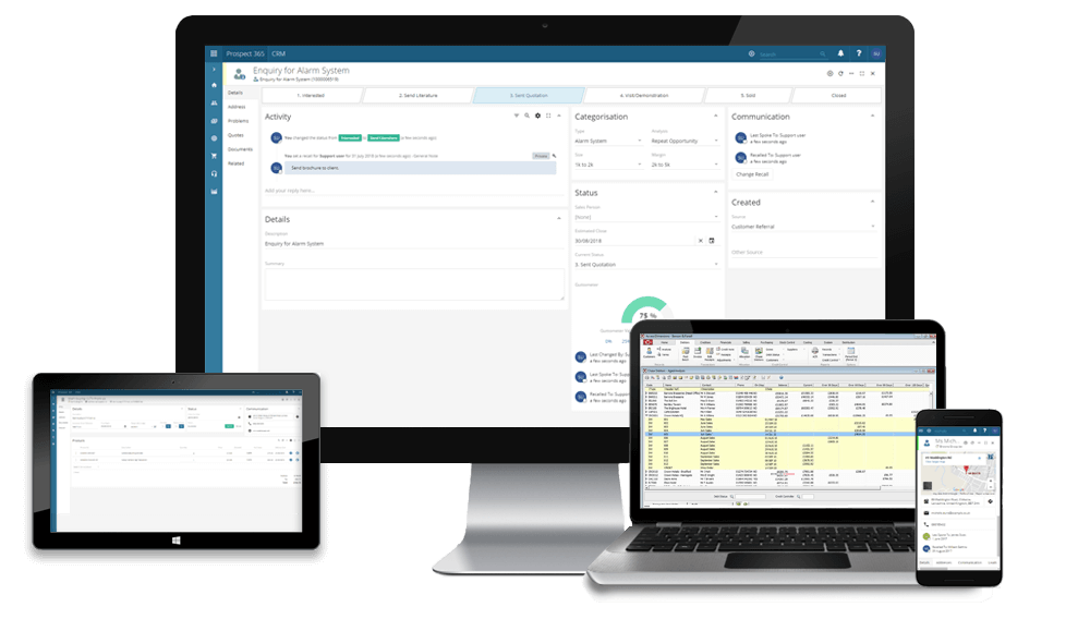 Access Dimensions CRM Software and eCommerce Systems